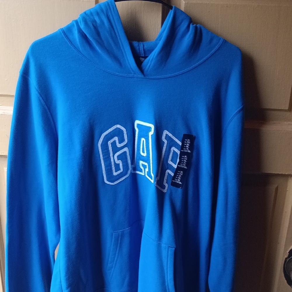 GAP Vibrant Blue Pullover Hoodie